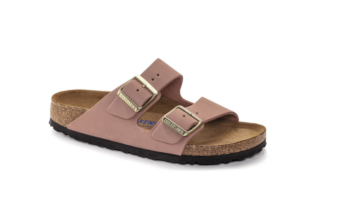 Birkenstock Arizona Soft Footbed Nubuck Leather Old Rose