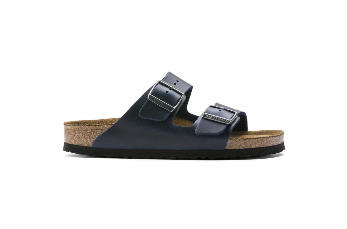 Birkenstock Arizona Soft Footbed Oiled Leather Blue