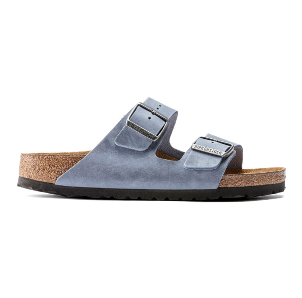Birkenstock Arizona Soft Footbed Oiled Leather Dusty Blue