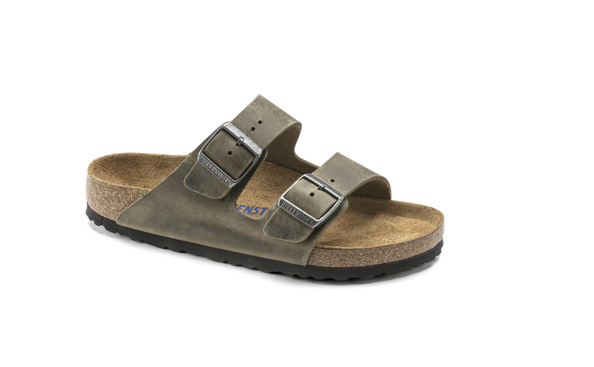Birkenstock Arizona Soft Footbed Oiled Leather Faded Khaki