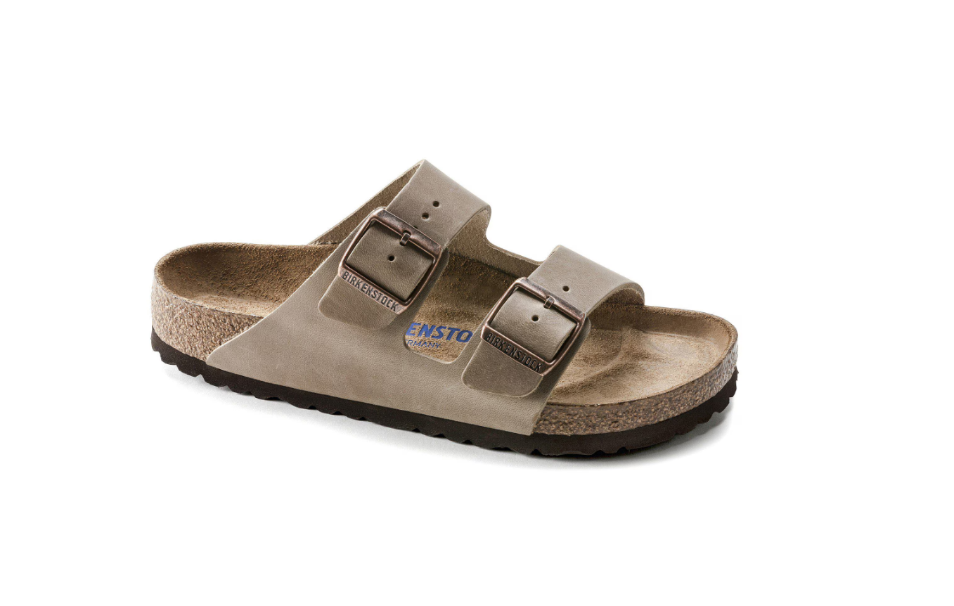 Birkenstock Arizona Soft Footbed Oiled Leather Tobacco Brown