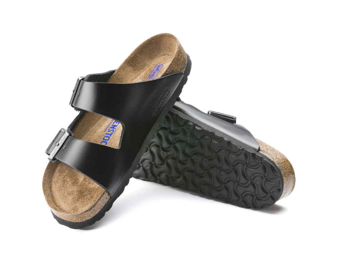 Birkenstock Arizona Soft Footbed Smooth Leather Amalfi Black
