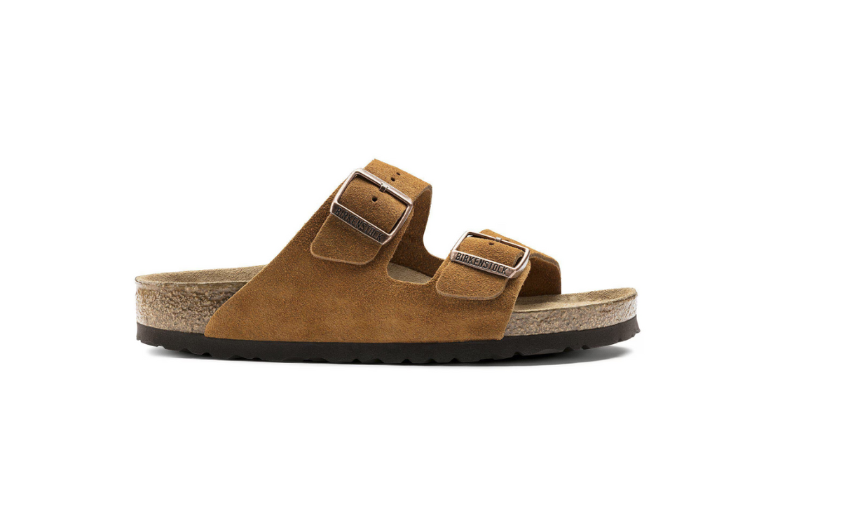 Birkenstock Arizona Soft Footbed Suede Leather Mink