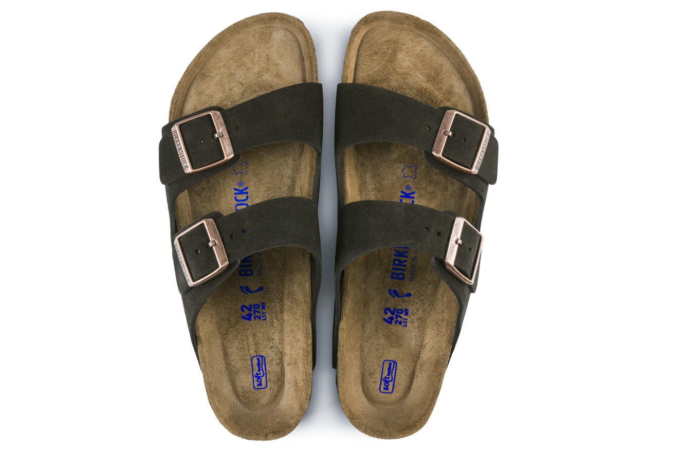 Birkenstock Arizona Soft Footbed Suede Leather Mocha