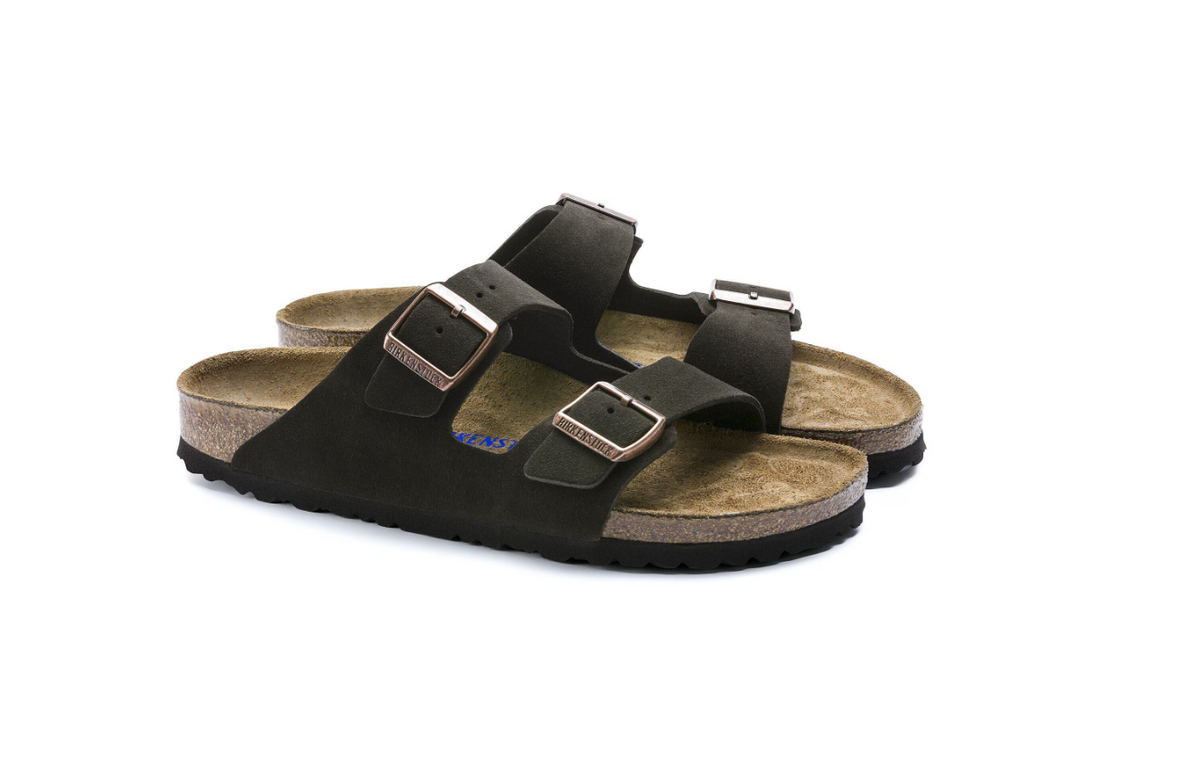 Birkenstock Arizona Soft Footbed Suede Leather Mocha
