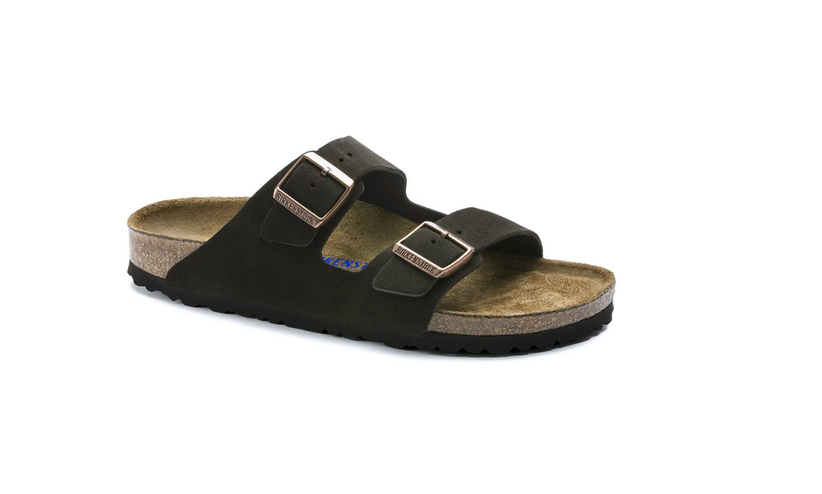 Birkenstock Arizona Soft Footbed Suede Leather Mocha