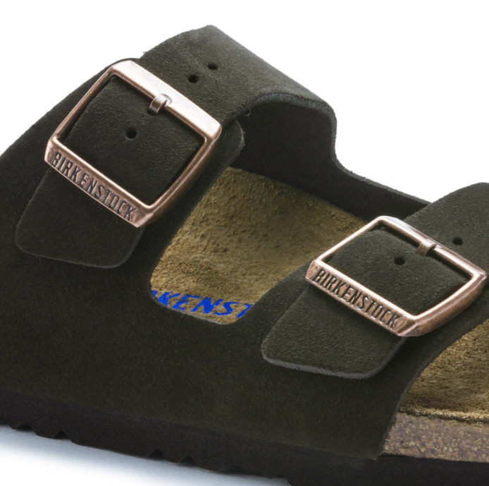 Birkenstock Arizona Soft Footbed Suede Leather Mocha