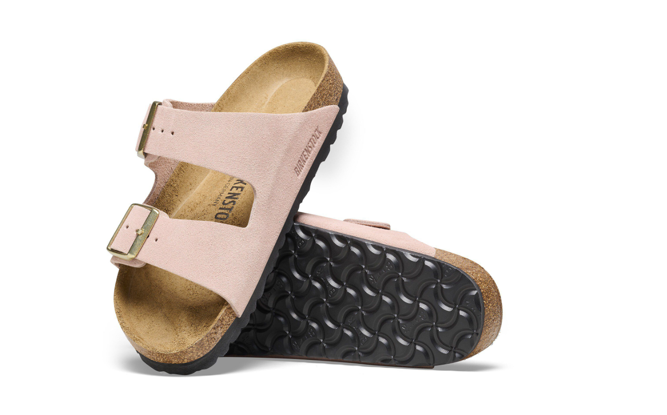 Birkenstock Arizona Suede Leather Light Rose