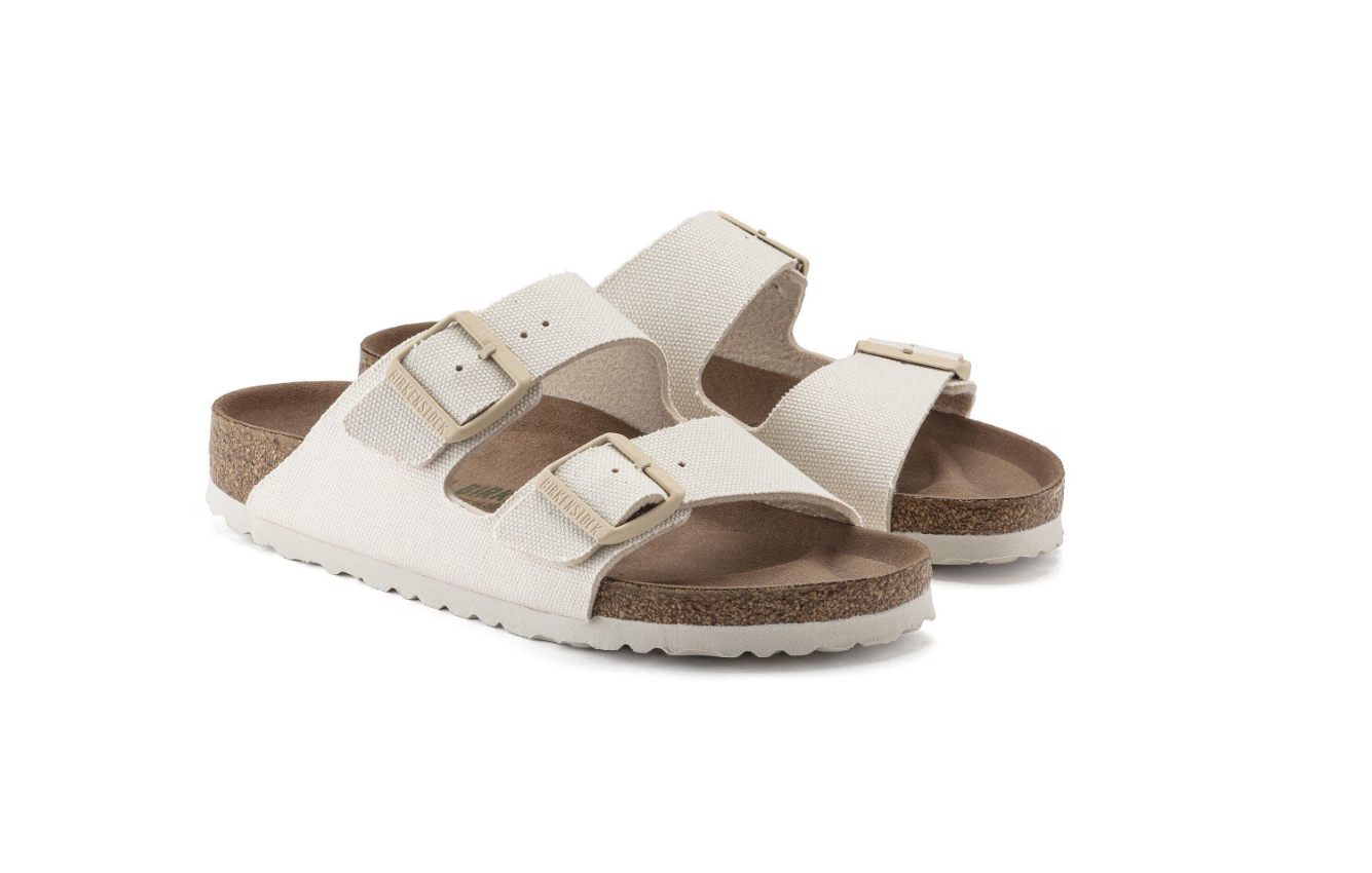 Birkenstock Arizona Vegan Textile Eggshell