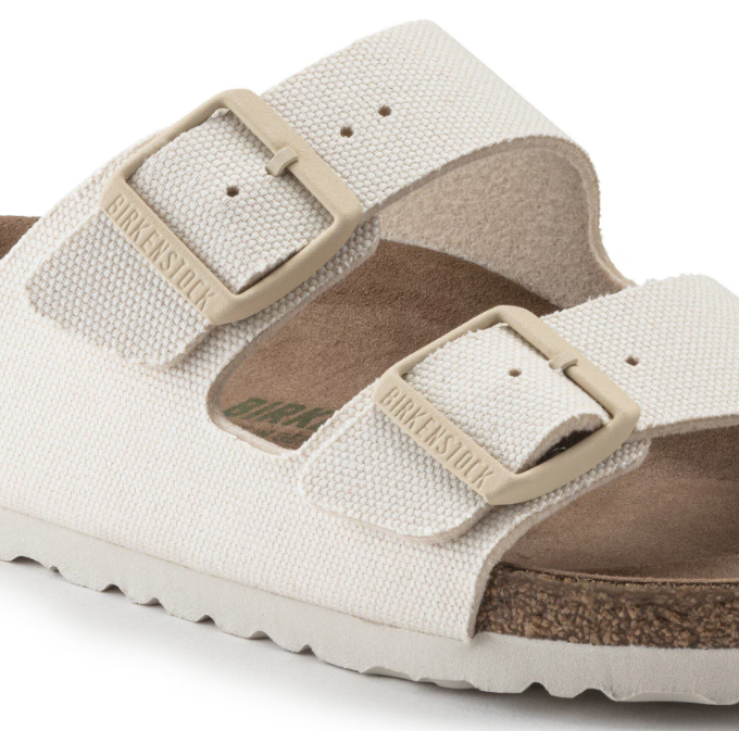 Birkenstock Arizona Vegan Textile Eggshell