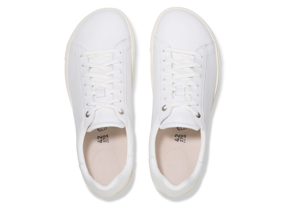 Birkenstock Bend Low Natural Leather Sneakers White