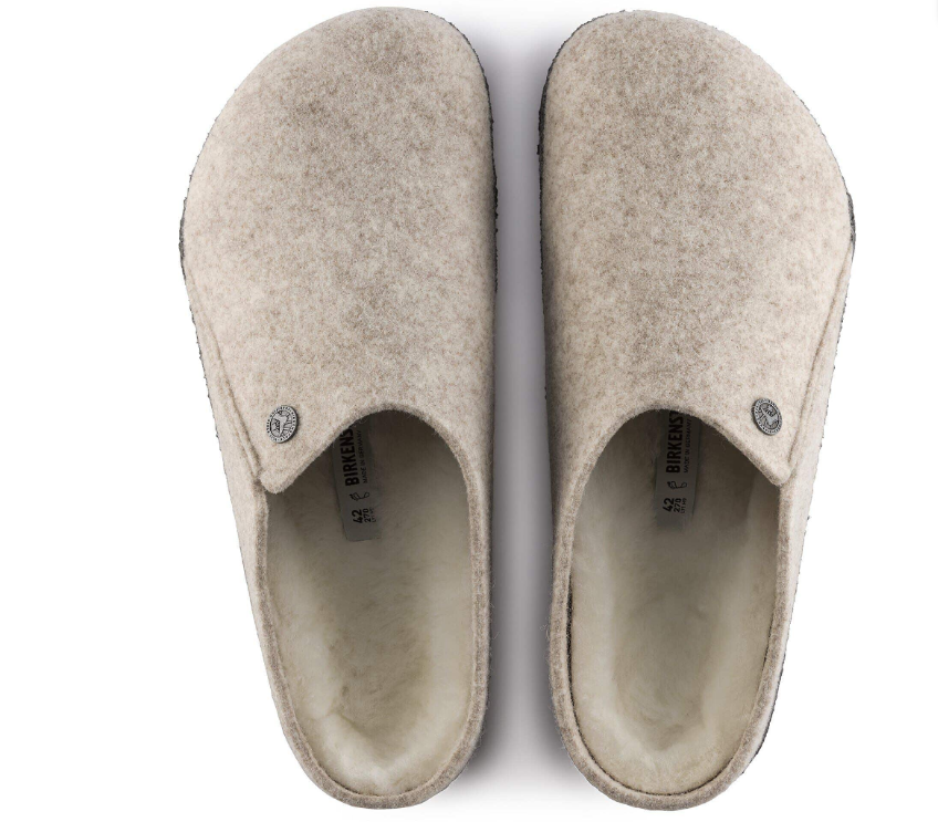 Birkenstock Zermatt Shearling Wool Felt Eggnog