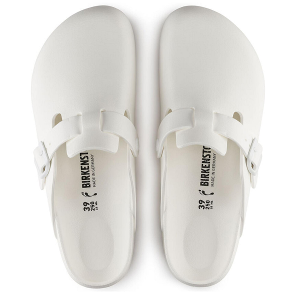 Birkenstock Boston Essentials EVA White Clogs