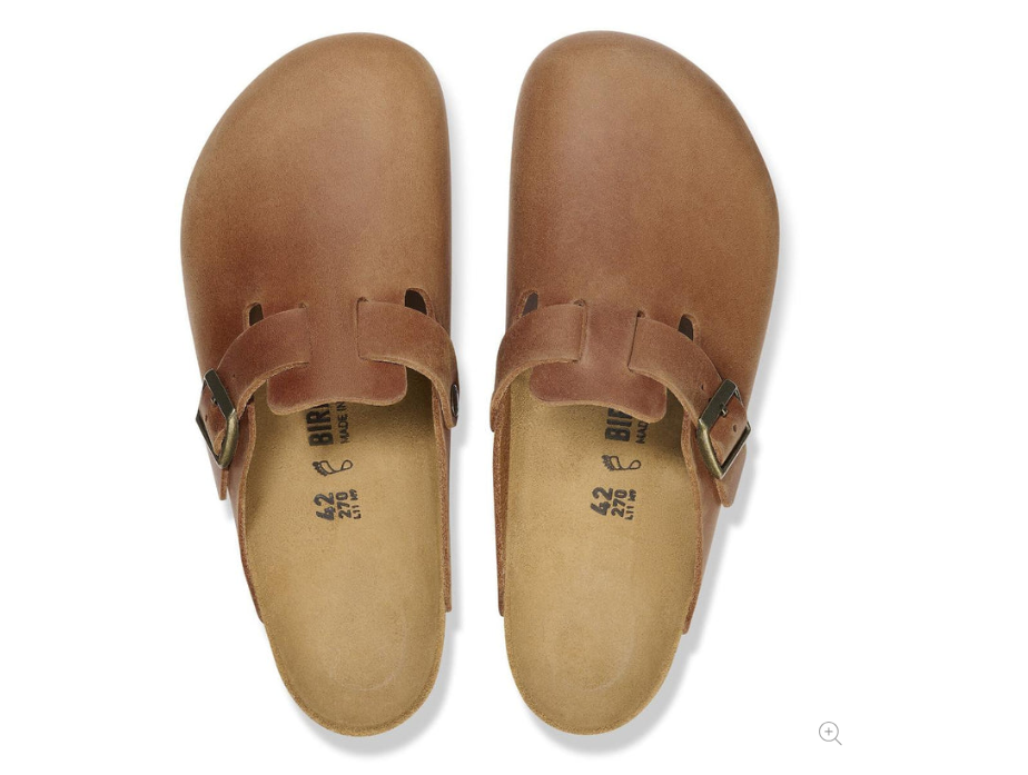 Birkenstock Boston Oiled Leather Cognac