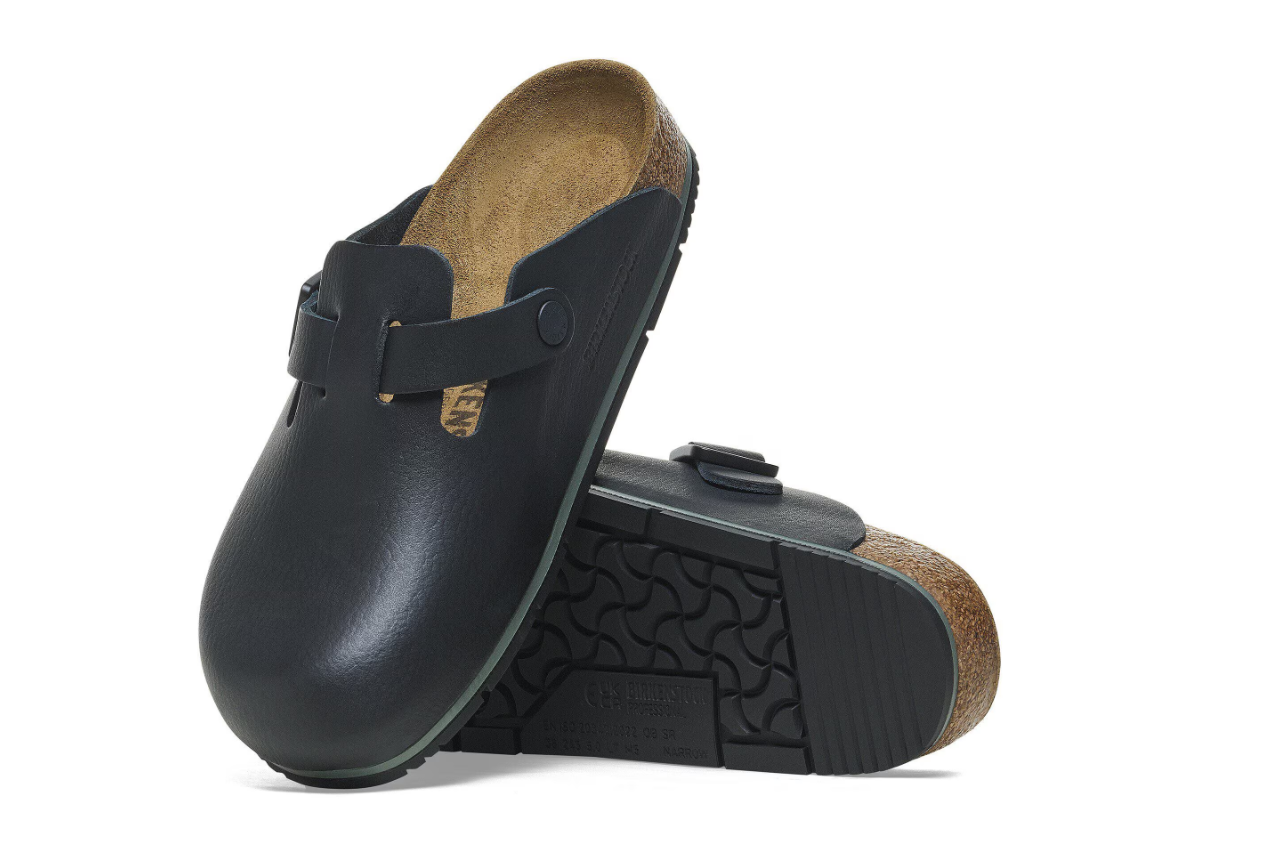 Birkenstock Boston Pro Natural Leather Black