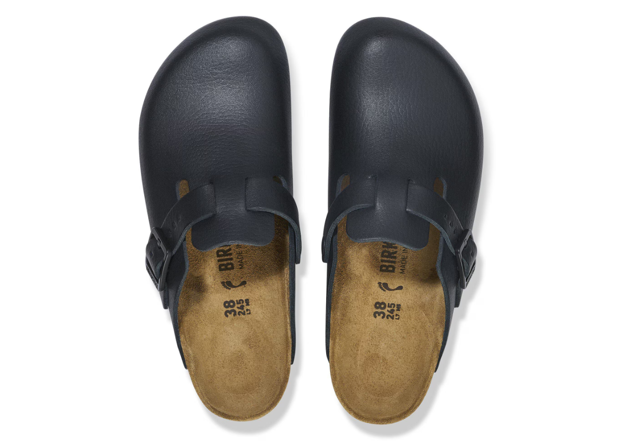 Birkenstock Boston Pro Natural Leather Black