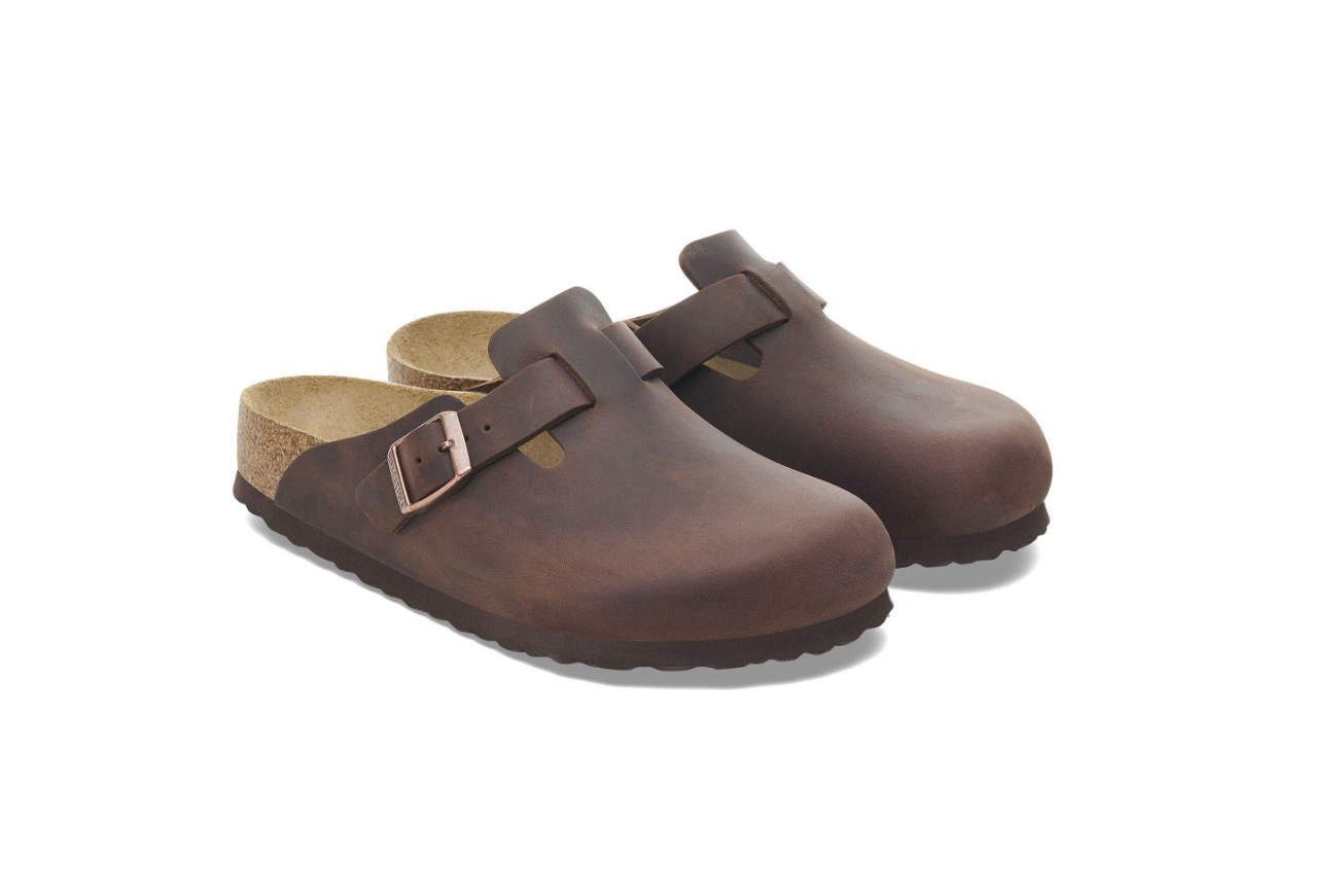 Birkenstock Boston Soft Footbed Oiled Leather Habana