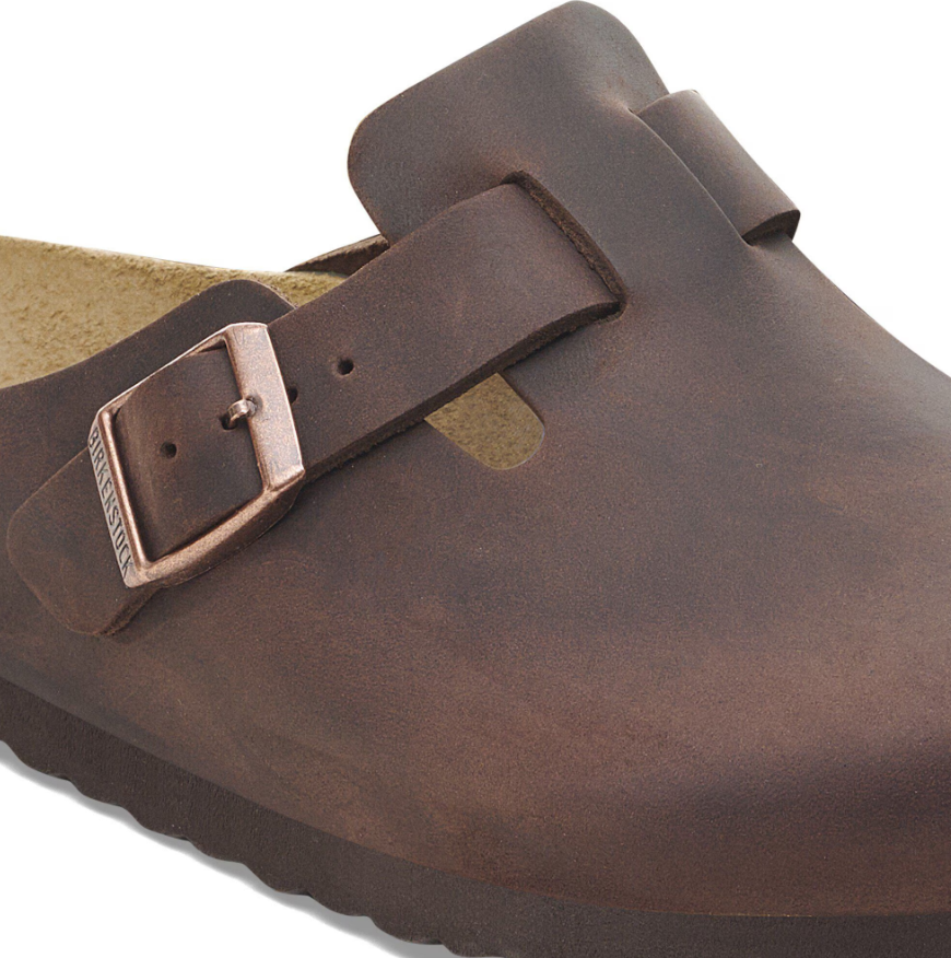 Birkenstock Boston Soft Footbed Oiled Leather Habana