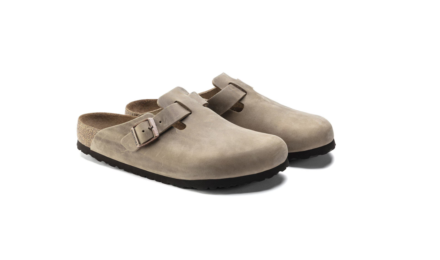 Birkenstock Boston Soft Footbed Oiled Leather Tobacco Brown