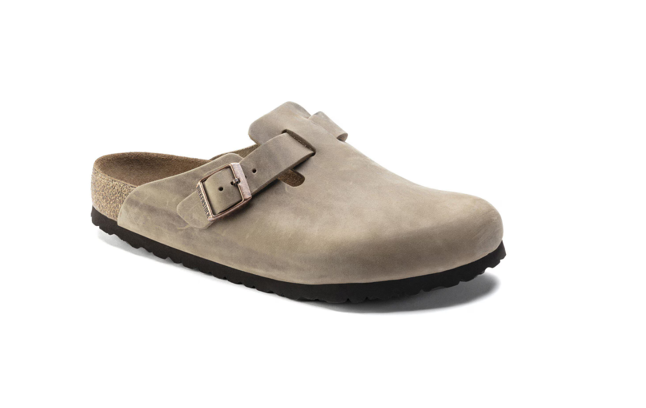 Birkenstock Boston Soft Footbed Oiled Leather Tobacco Brown