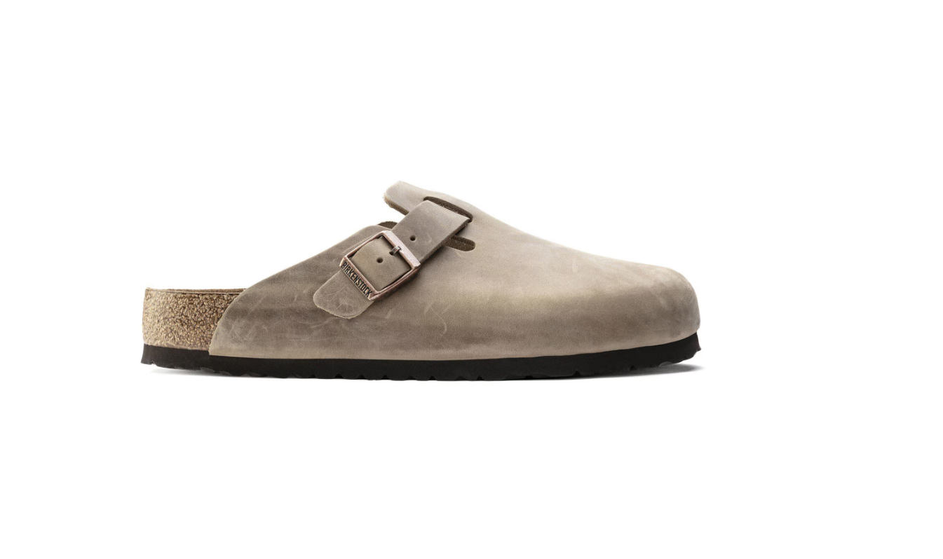 Birkenstock Boston Soft Footbed Oiled Leather Tobacco Brown
