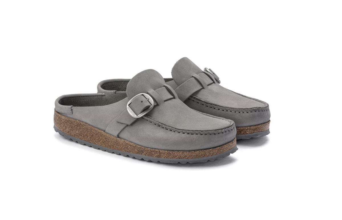 Birkenstock Buckley Nubuck Leather Dove Gray