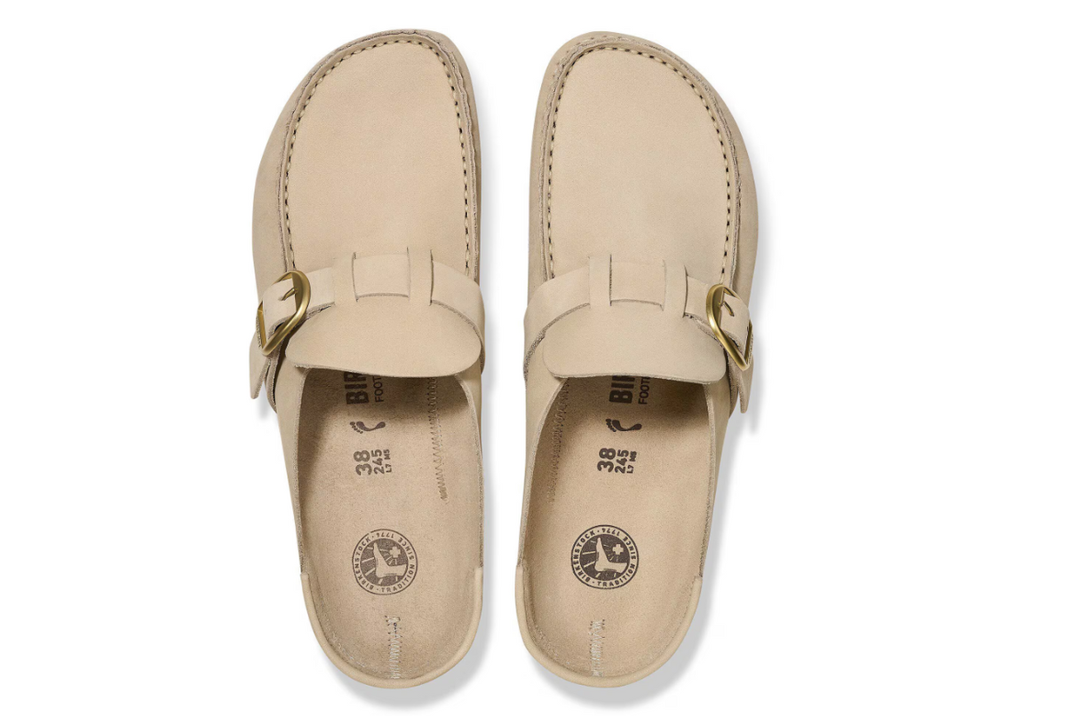 Birkenstock Buckley Nubuck Leather Sandcastle