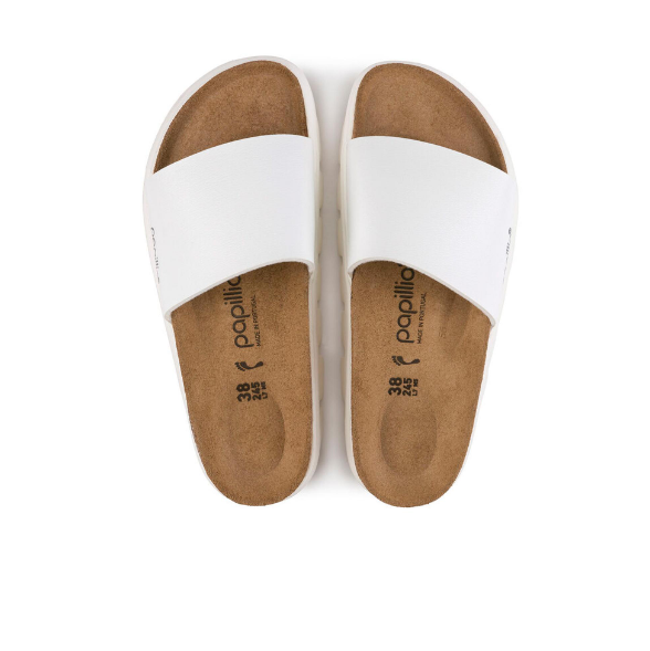 Birkenstock Papillio Cora BF Chunky Birko-Flor White