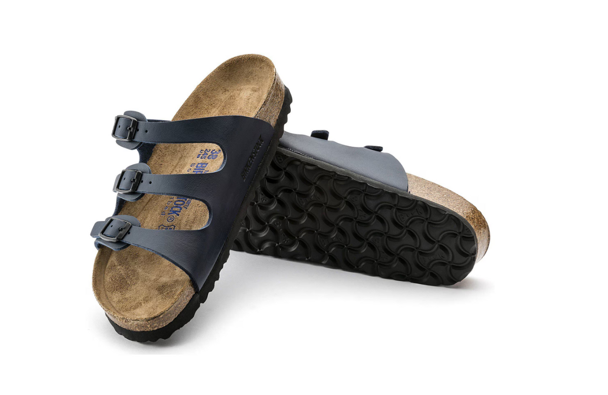 Birkenstock Florida Soft Footbed Birko-Flor Blue