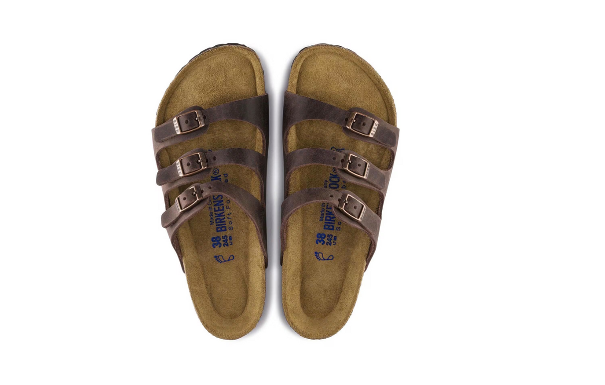Birkenstock Florida Soft Footbed Oiled Leather Habana