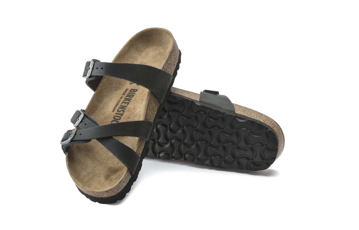 Birkenstock Franca Oiled Leather Black