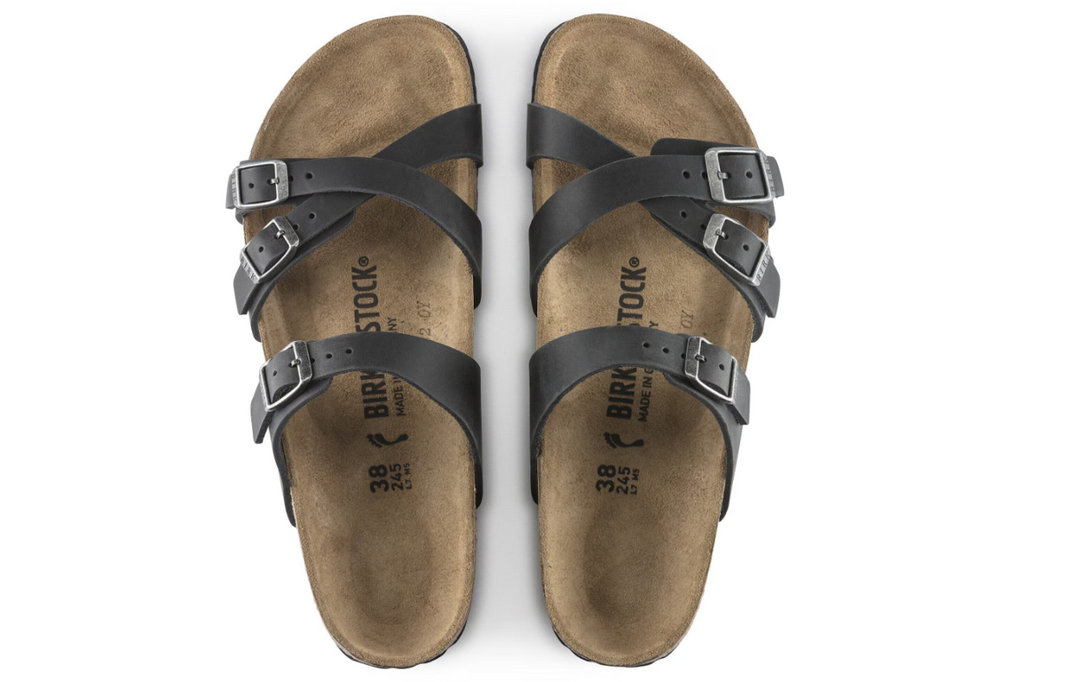 Birkenstock Franca Oiled Leather Black