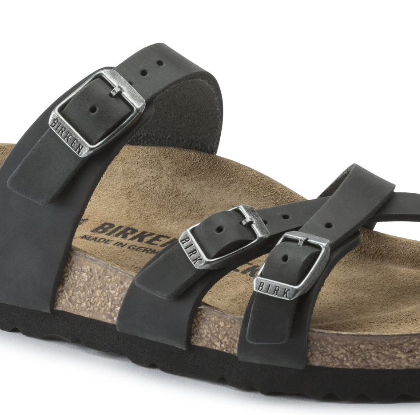 Birkenstock Franca Oiled Leather Black