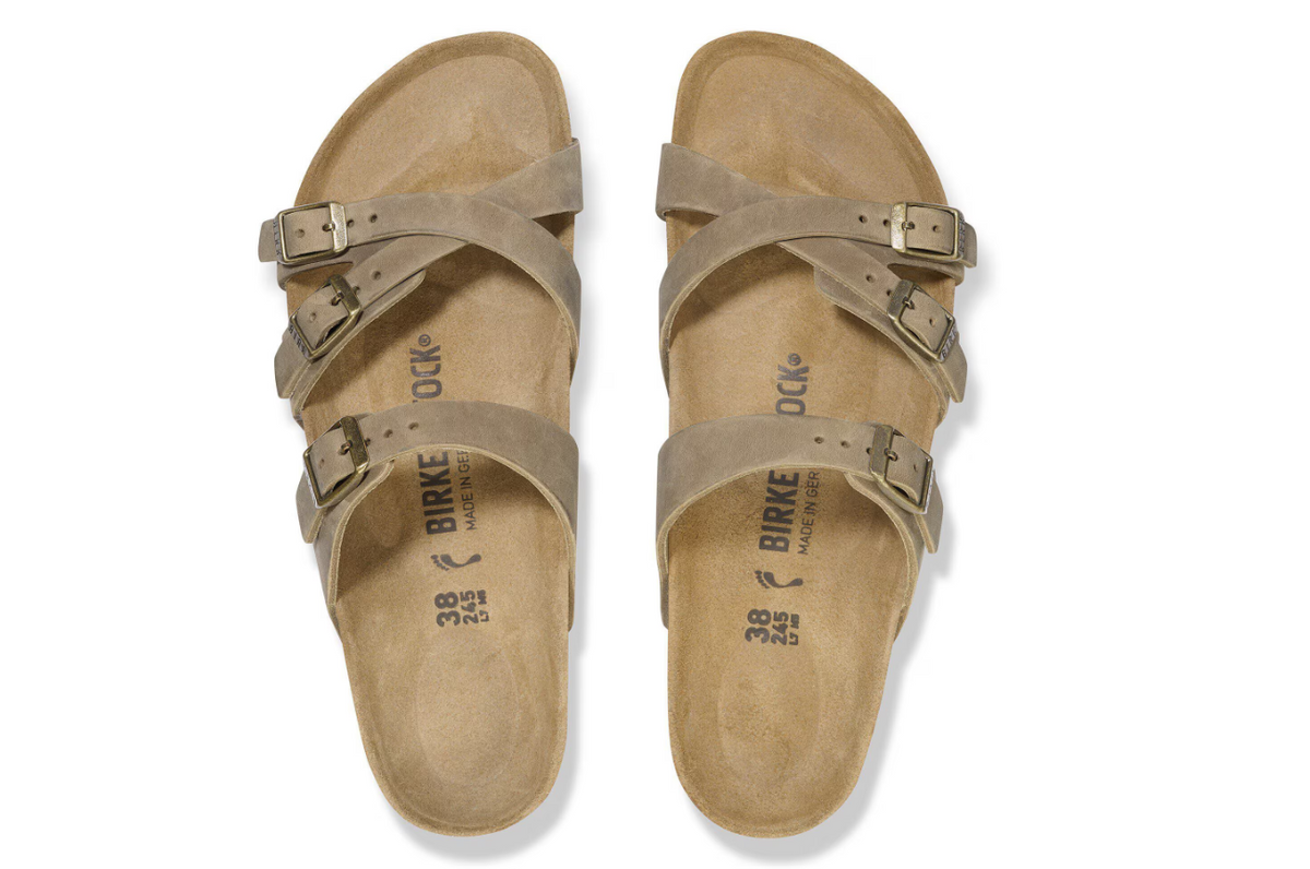 Birkenstock Franca Oiled Leather Tobacco Brown