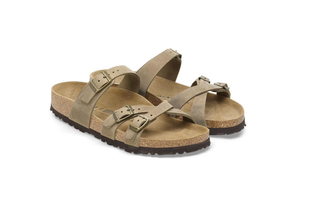 Birkenstock Franca Oiled Leather Tobacco Brown