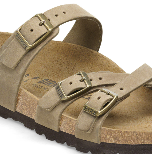 Birkenstock Franca Oiled Leather Tobacco Brown