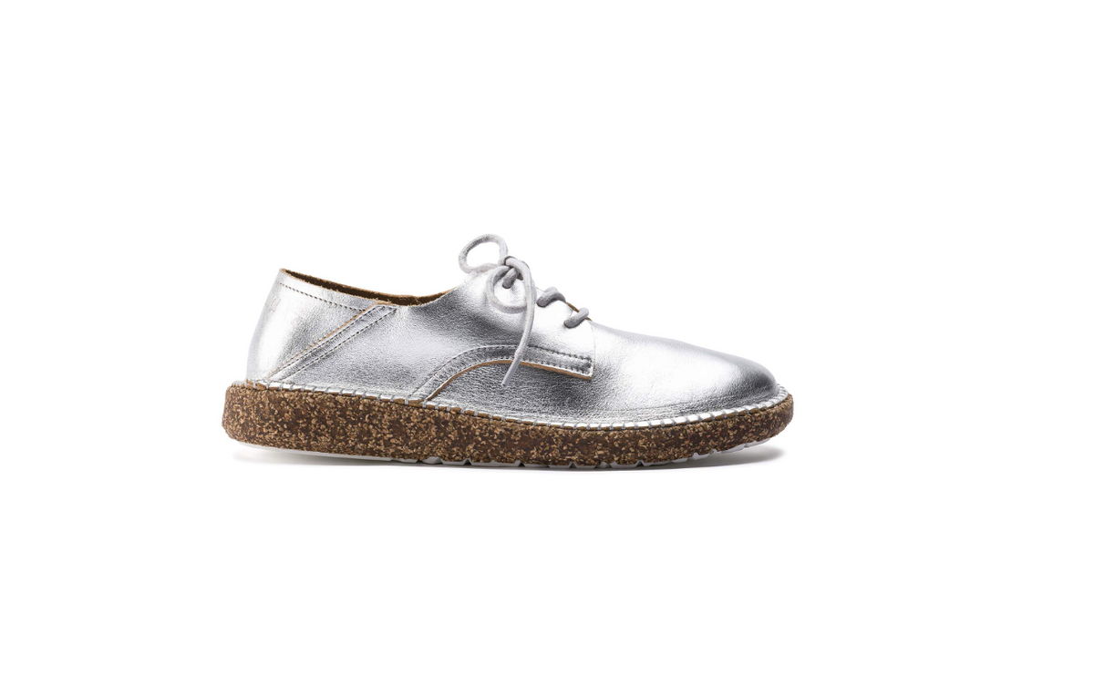 Birkenstock Gary Natural Leather Silver