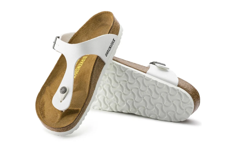 Birkenstock Gizeh Birko-Flor White