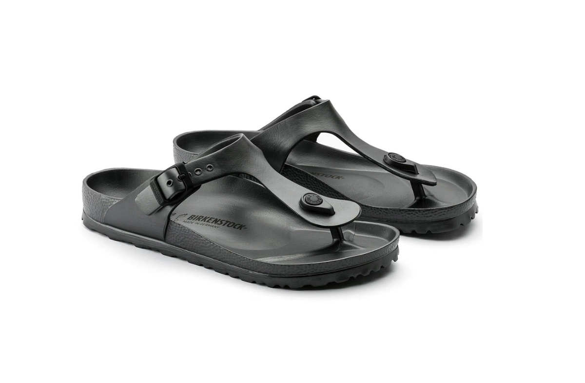 Birkenstock Gizeh Essentials EVA Metallic Anthracite Regular