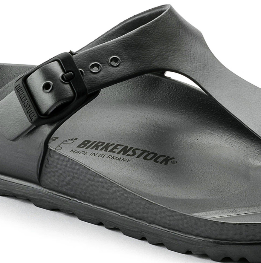 Birkenstock Gizeh Essentials EVA Metallic Anthracite Regular