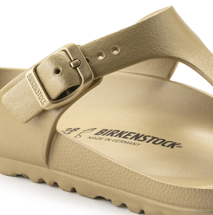 Birkenstock Gizeh Essentials EVA Glamour Gold Sandals Regular