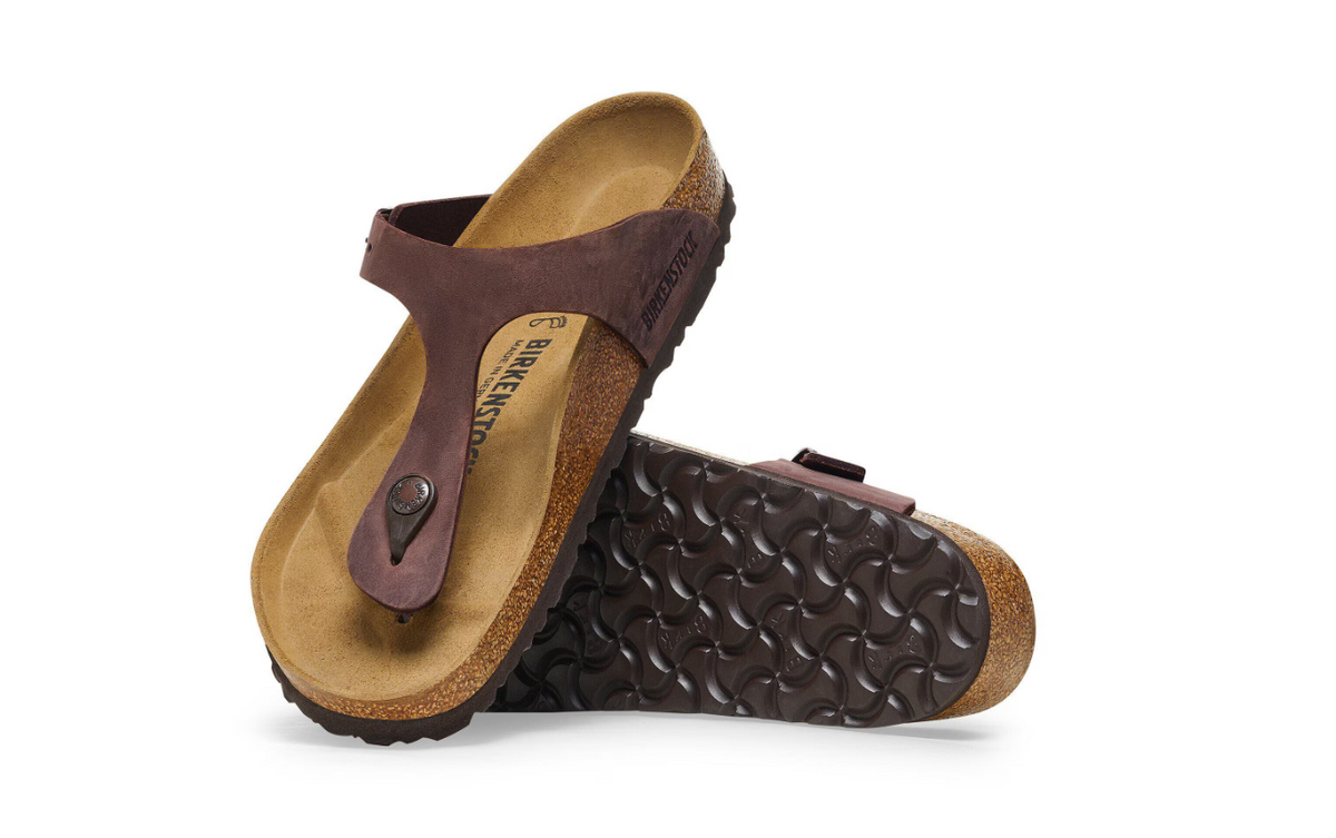 Birkenstock Gizeh Oiled Leather Sandals Habana Regular