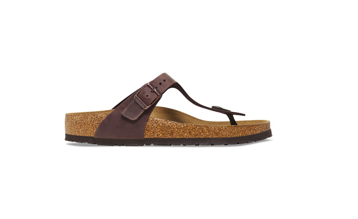 Birkenstock Gizeh Oiled Leather Sandals Habana Regular
