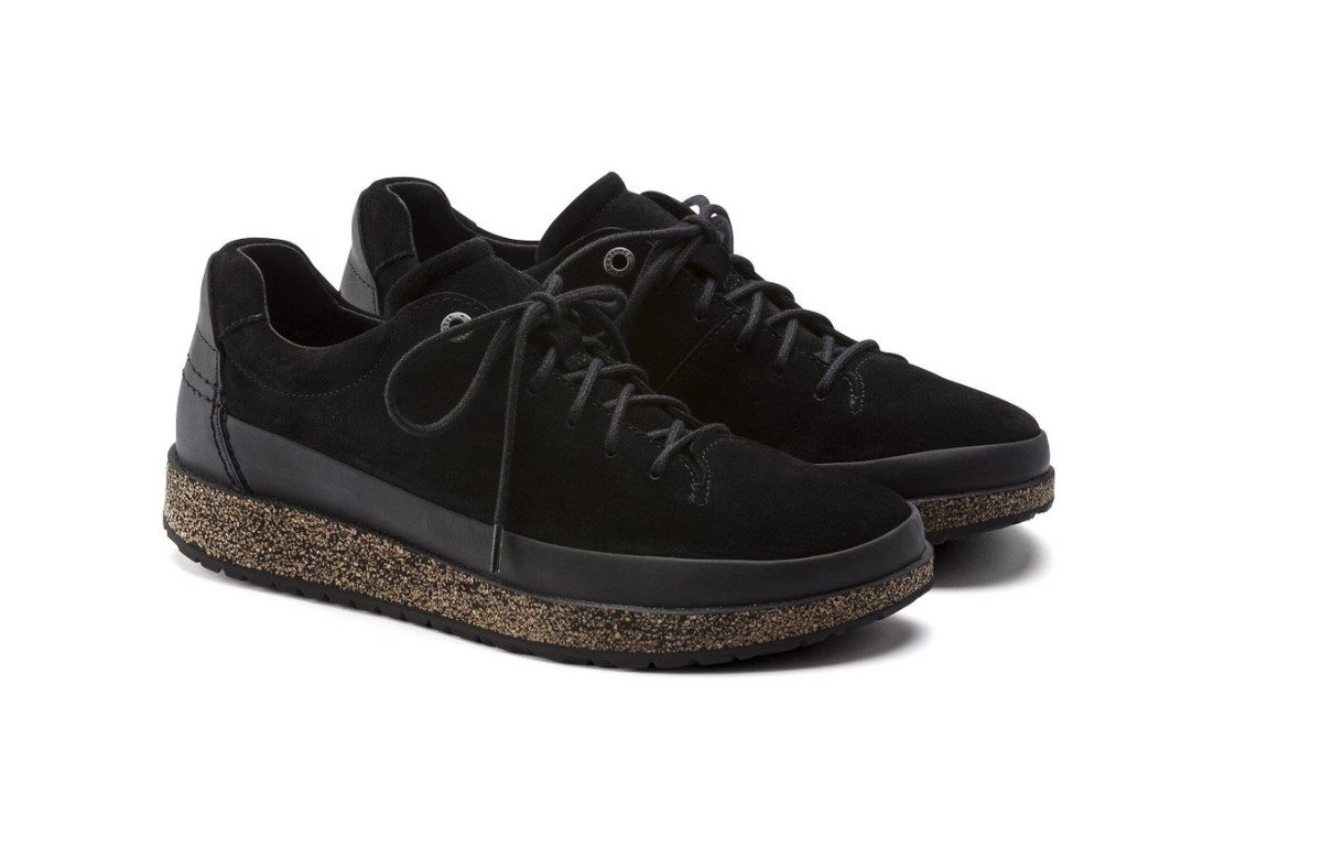 Birkenstock Honnef Low Suede Leather Black Regular