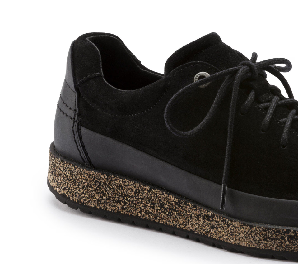 Birkenstock Honnef Low Suede Leather Black Regular