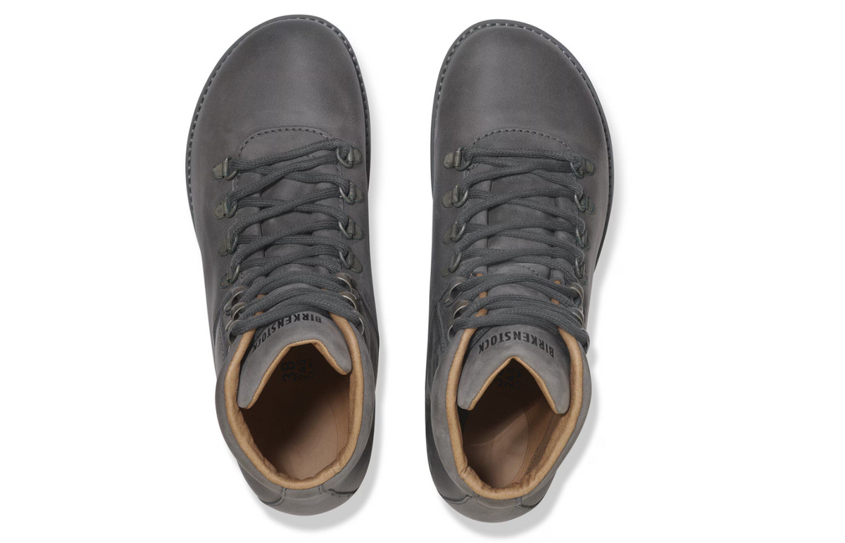Birkenstock Jackson Nubuck Leather Boots Graphite Narrow
