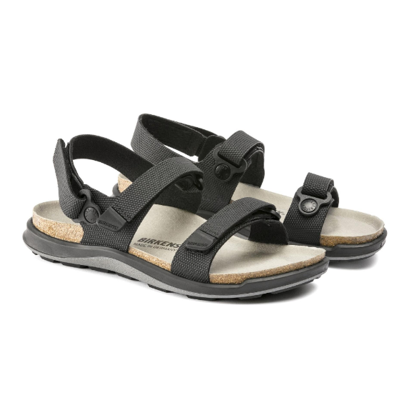 Birkenstock Kalahari Birko-Flor Futura Black Sandals Narrow