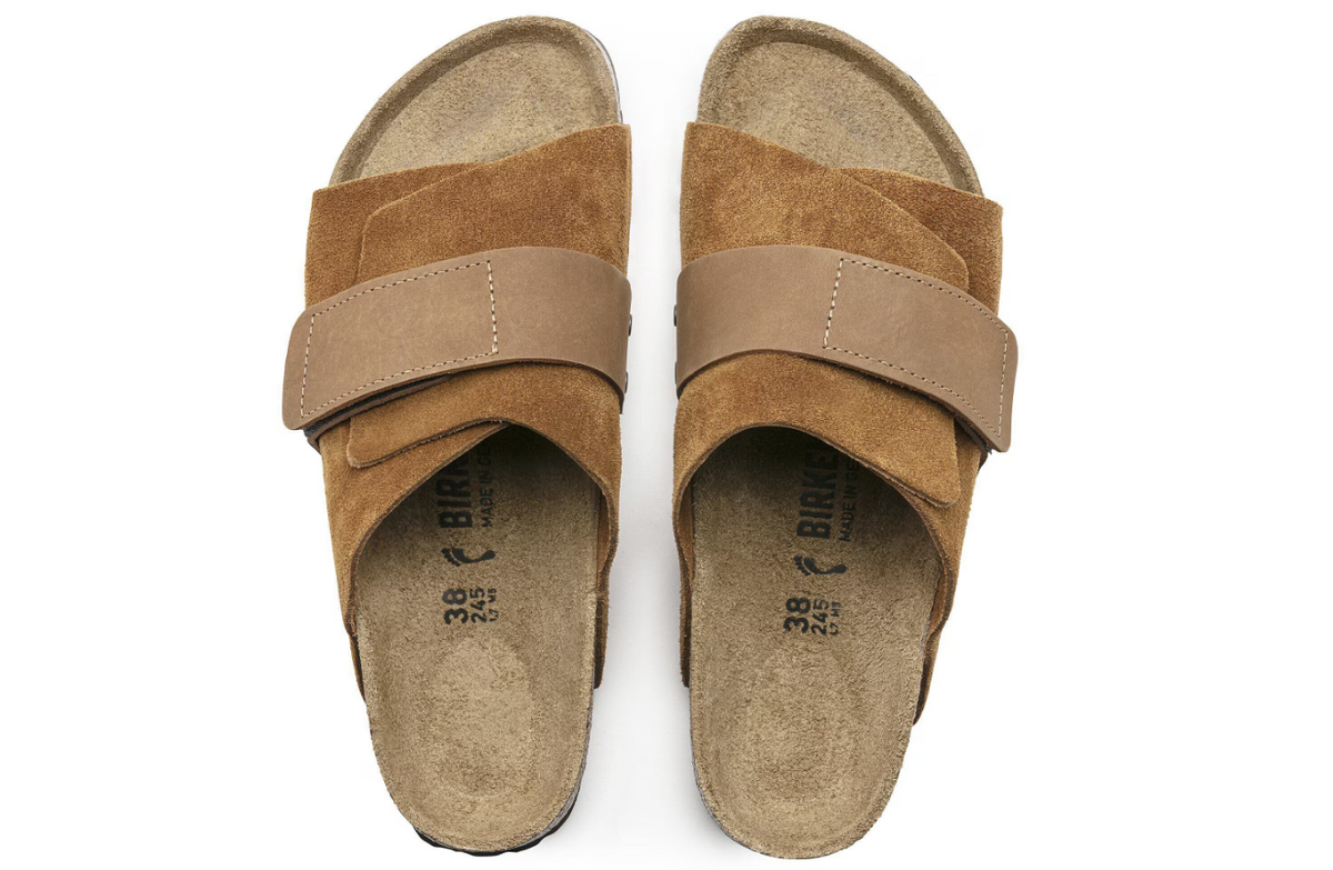 Birkenstock Kyoto Nubuck-Suede Leather Mink Regular