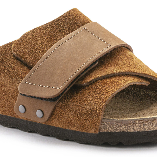 Birkenstock Kyoto Nubuck-Suede Leather Mink Regular