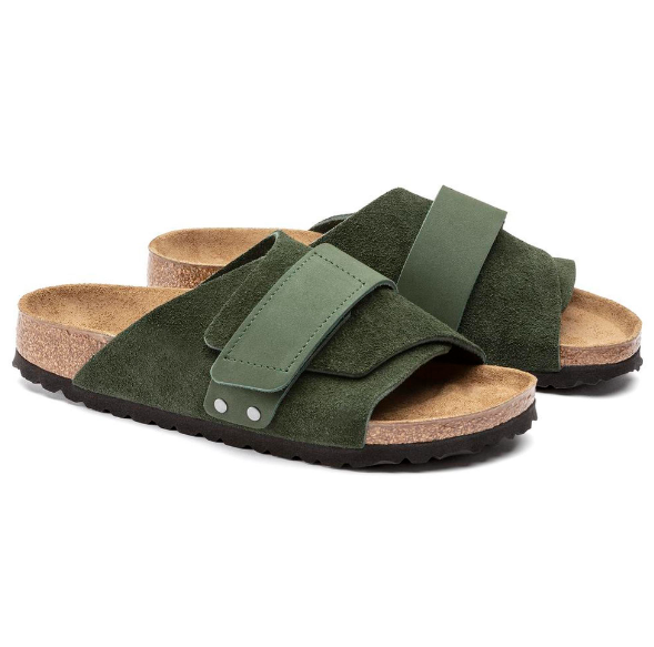 Birkenstock Kyoto VL NU Suede Nubuck Mountain View Green Regular
